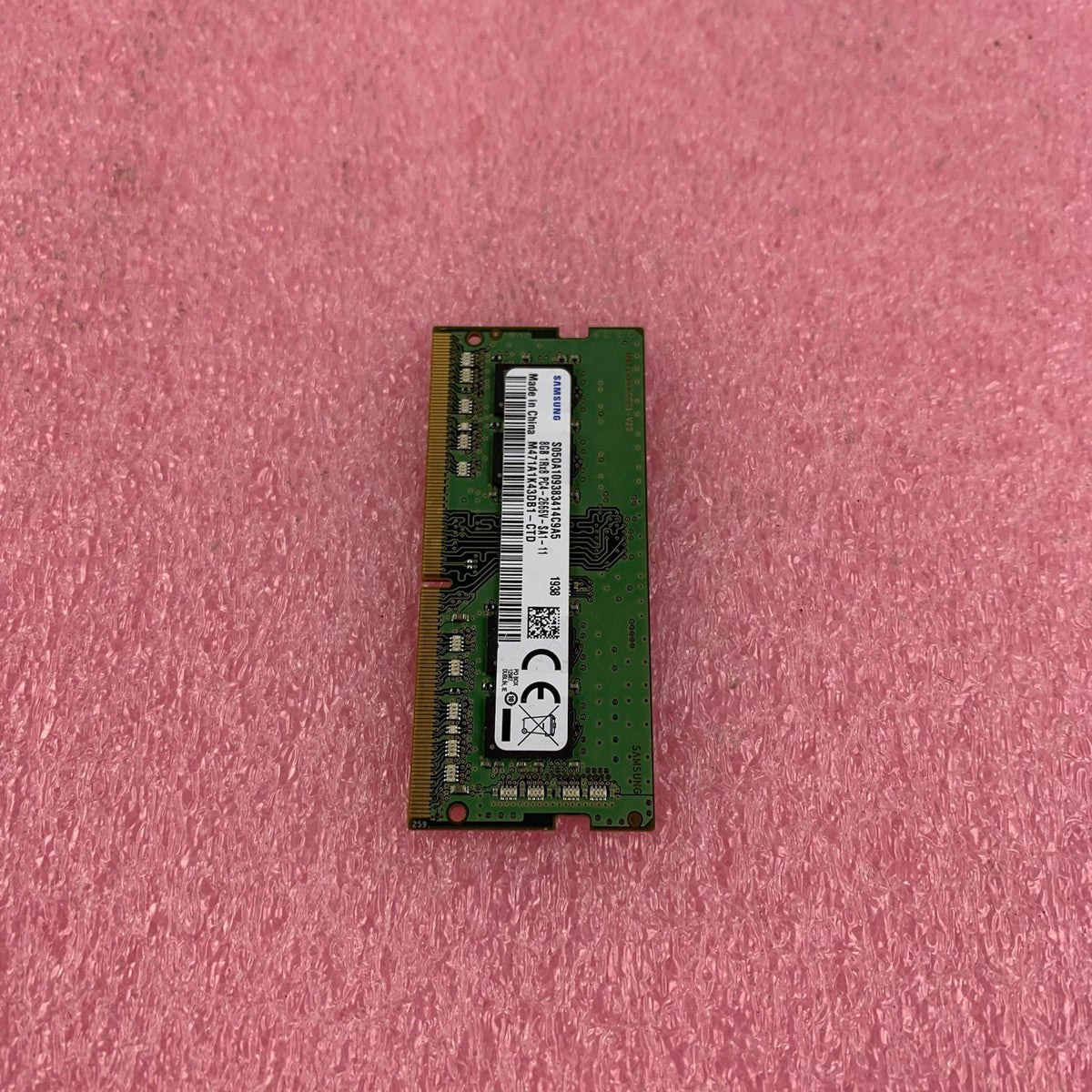 Samsung 8GB 1Rx8 PC4-2666V-SA1-11 Laptop Ram  M471A1K43DB1-CTD5