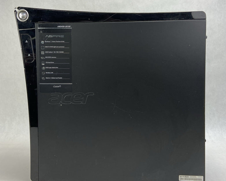 Acer Aspire M3450 MT AMD FX-8120 3.1GHz 4GB RAM No HDD No OS