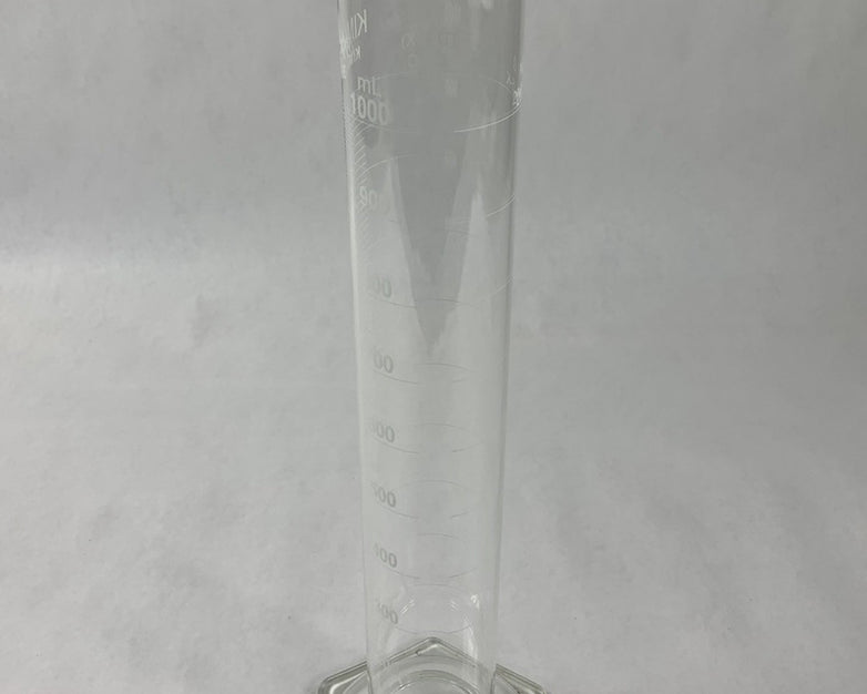 Kimble Kimax 20025-K 1000ml Borosilicate Glass Graduated Cylinder