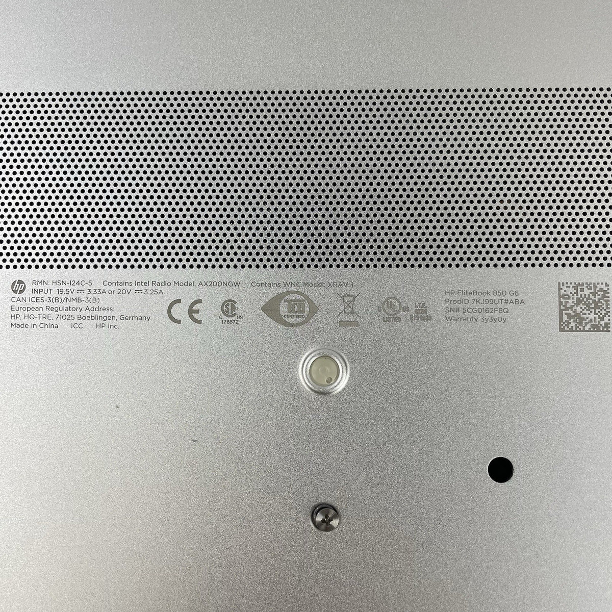 HP EliteBook 850 G6 15.6" i5-8365U 1.60 GHz 16 GB RAM No SSD/OS/AC - USB15