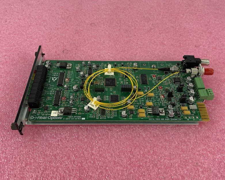 GE Security Fiber Options B7742AVT-RST Digital Audio/Video Transmitter