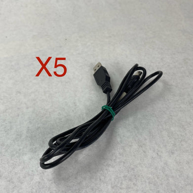 Type A USB to Mini USB 4 Ft Cord Lot of 5