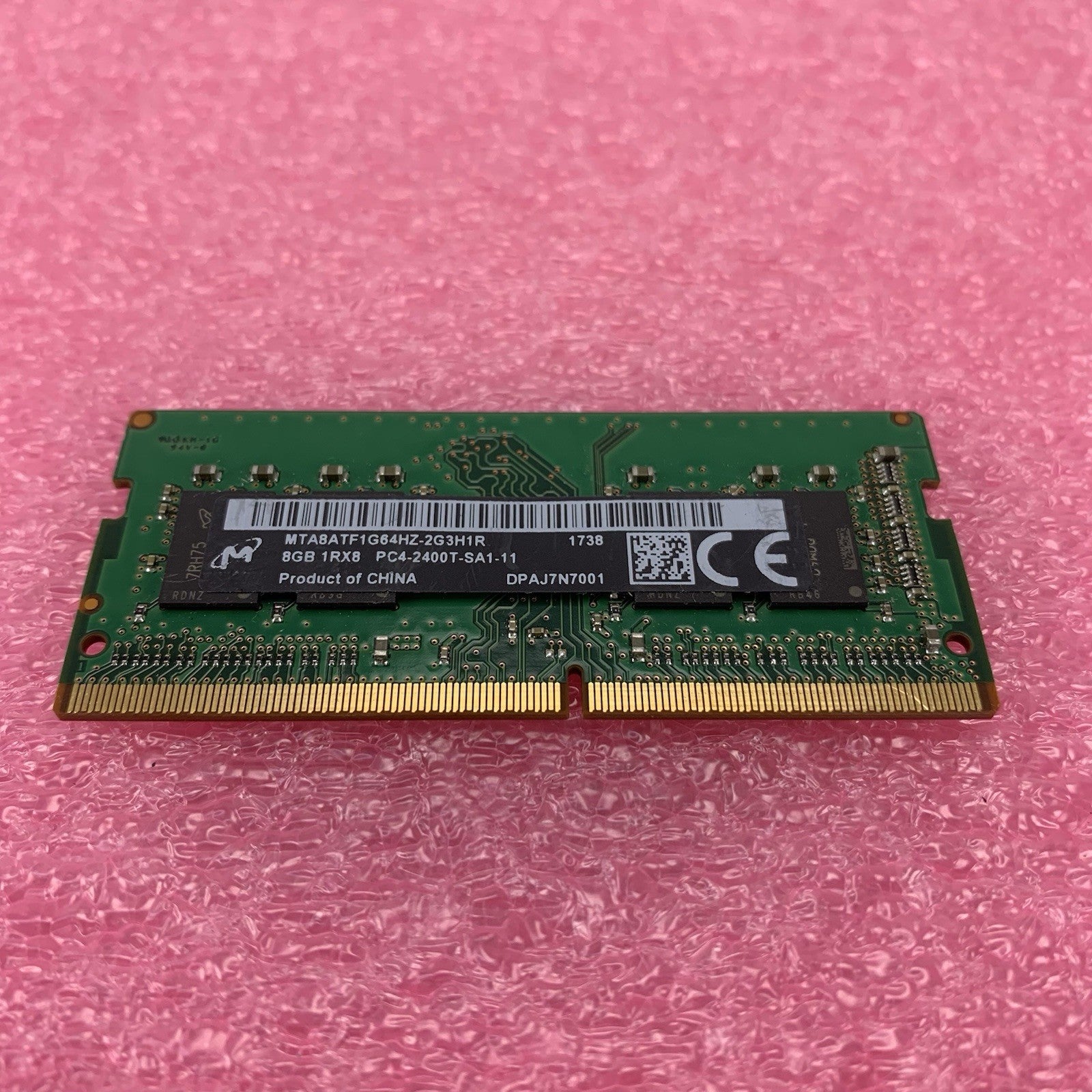 Micron MTA8ATF1G64HZ-2G3H1R PC4-2400T-SA1-11 8GB 1RX8 Desktop Memory RAM1