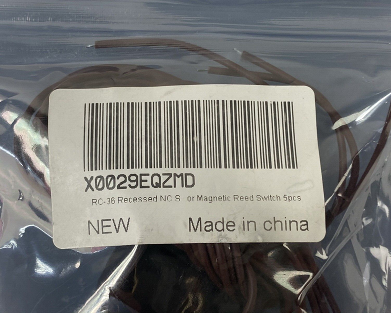 RC-36 X0029EQZMD Recessed NC S Magnetic Reed Switch 5pcs