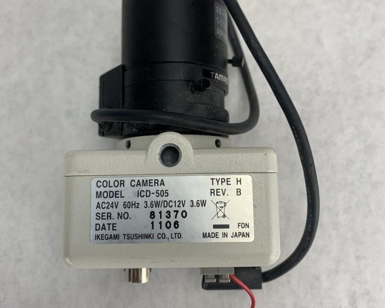 Hamilton ICD-505 Color Camera with Tamron 2.8-12mm Lens