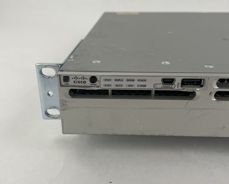 Cisco WS-C3850-12XS-S V02 IP Base Switch 12 SFP+ Eth Port 1X PSU - Tested
