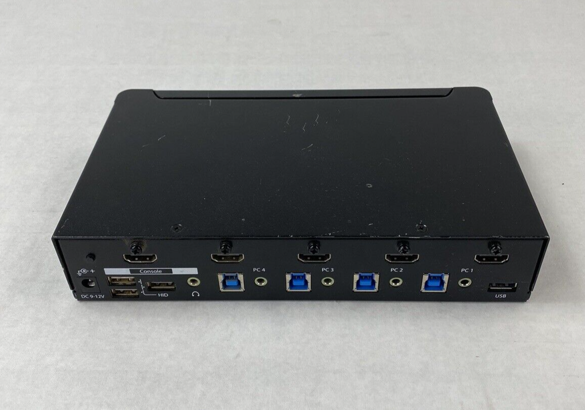 StarTech SV431HDU3A2 Rev 2 4-Port HDMI KVM Switch with USB 3.0 Hub