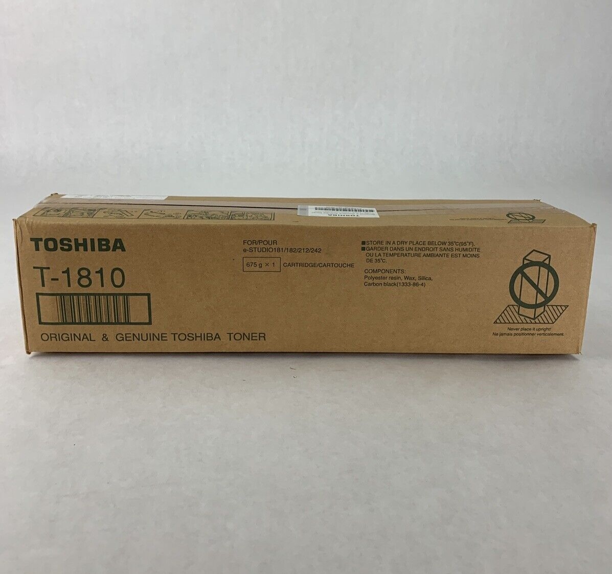 New OEM Sealed Toshiba T-1810 Black Toner Cartridge