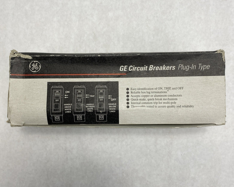 General Electric Model C THQL2130 30A 2 Pole Plug In Circuit Breaker Box Of 5