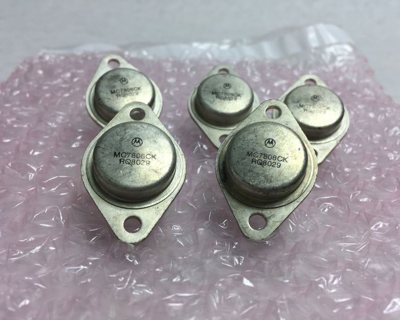 NOS Motorola MC7808CK Voltage Regulator  Lot of 5