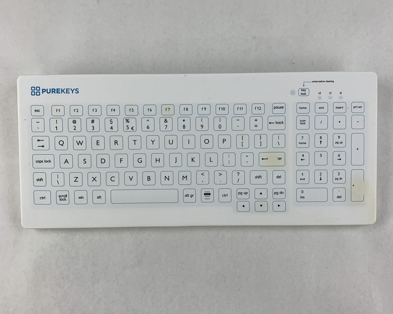PureKeys K103EN-RF USB Wireless Medical Keyboard w/ Number Pad