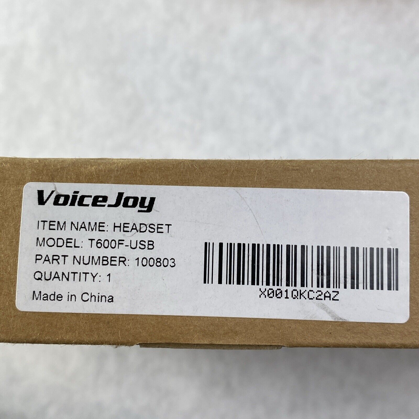 Lot of 5 Voice joy T600F-USB Wired Binaural Headset