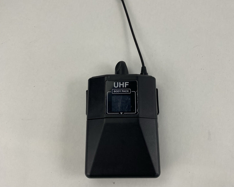 UHF Body Pack Wireless Microphone No Batteries No Microphone Lot of 2