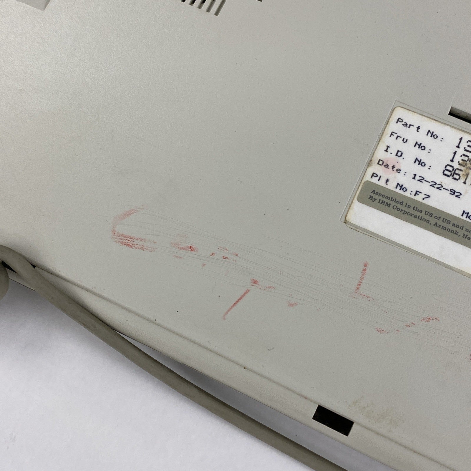 Vintage IBM 1391401 Spring Mechanical PS/2 Keyboard Model M - Parts Or Repair12