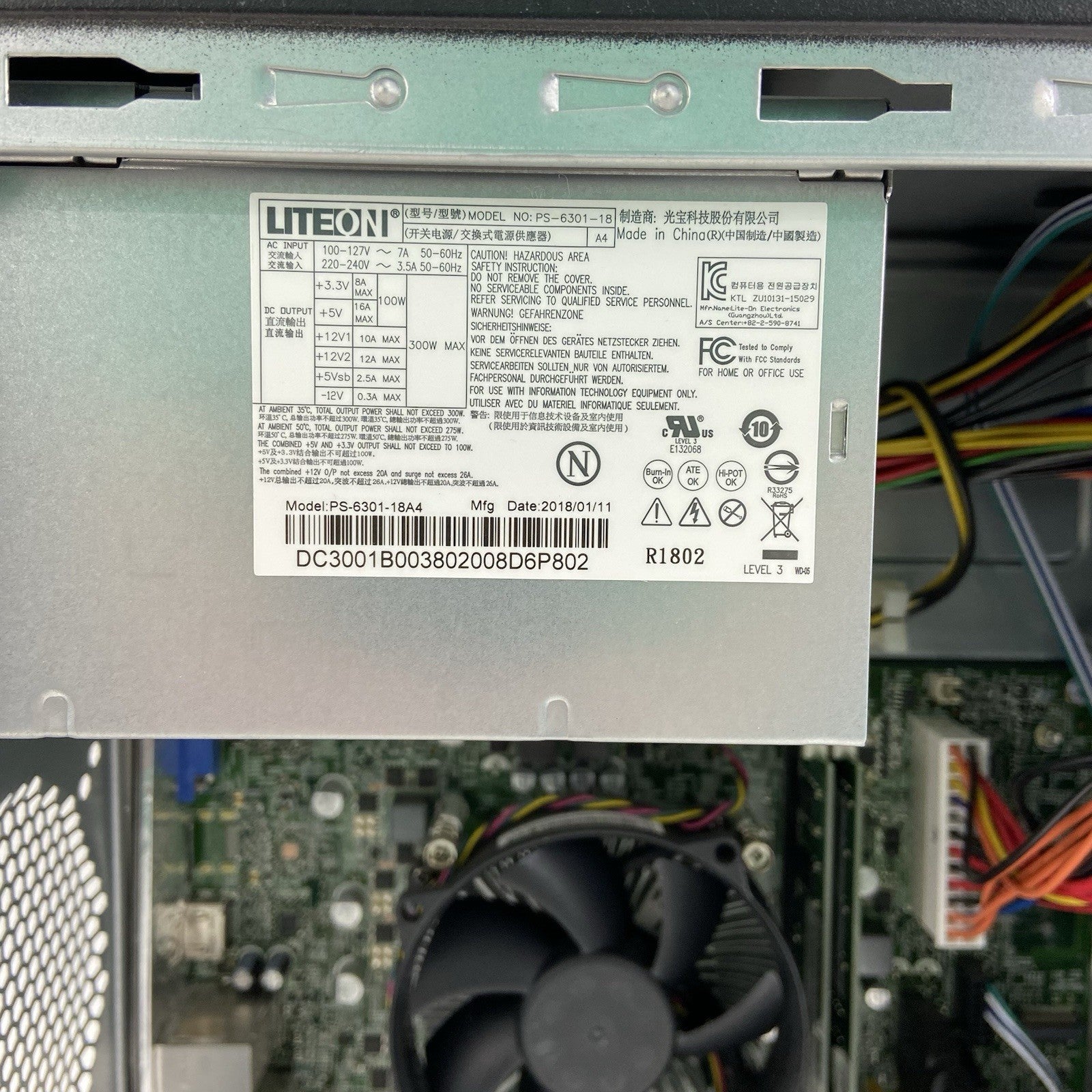 Acer Aspire TC-780 MT Intel Core i3-7100 3.9GHz 12GB RAM No HDD No OS10