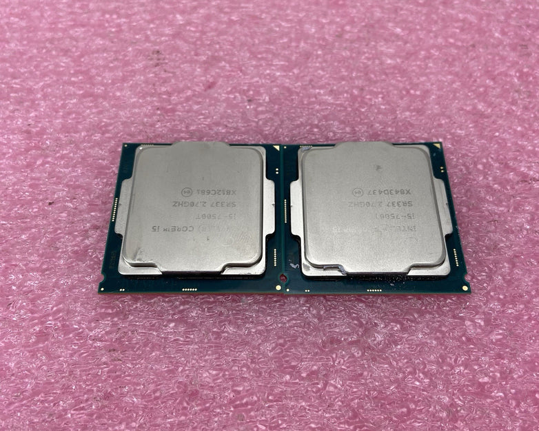 Lot of 2 Intel Core i5-7500T SR337 2.7GHz Desktop CPU