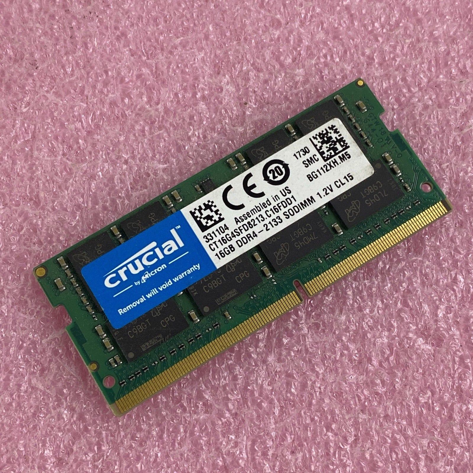 Crucial CT16G4SFD824A.C16FDD1 16 GB 1x16GB RAM DDR4-2133 Laptop Memory Ram0