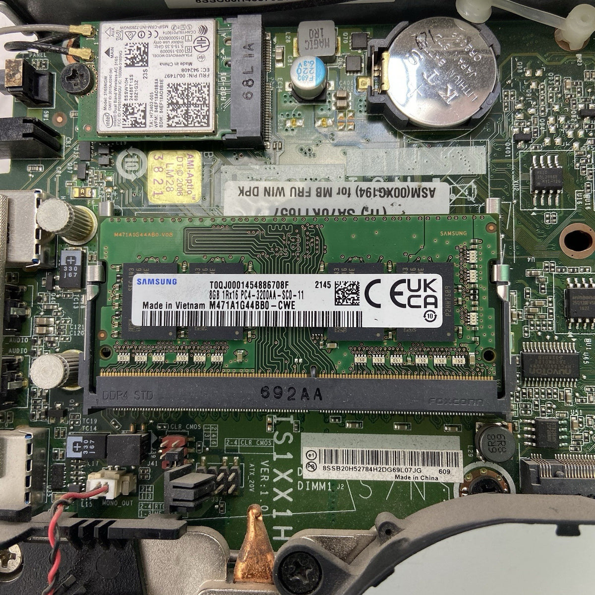 Lenovo ThinkCentre M700 MFF Intel Core i3-6100T 3.2GHz 8GB RAM No AC/HDD/OS12