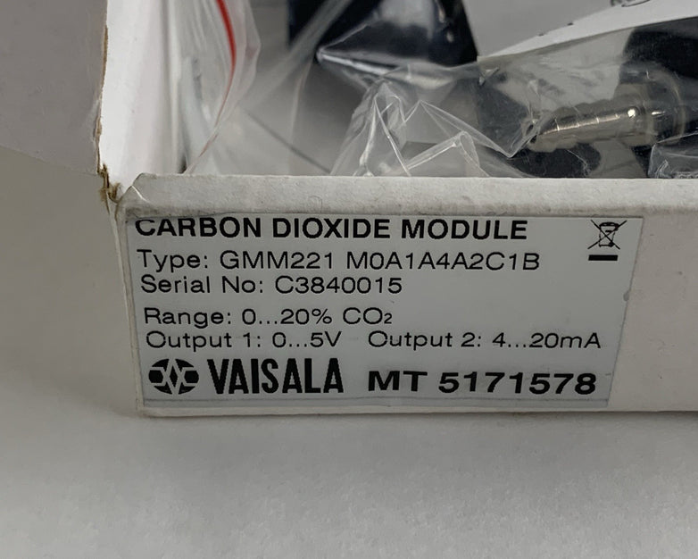 Vaisala Gmm221 M0A1A4A2C1B MT5171578 Carbon Dioxide Module