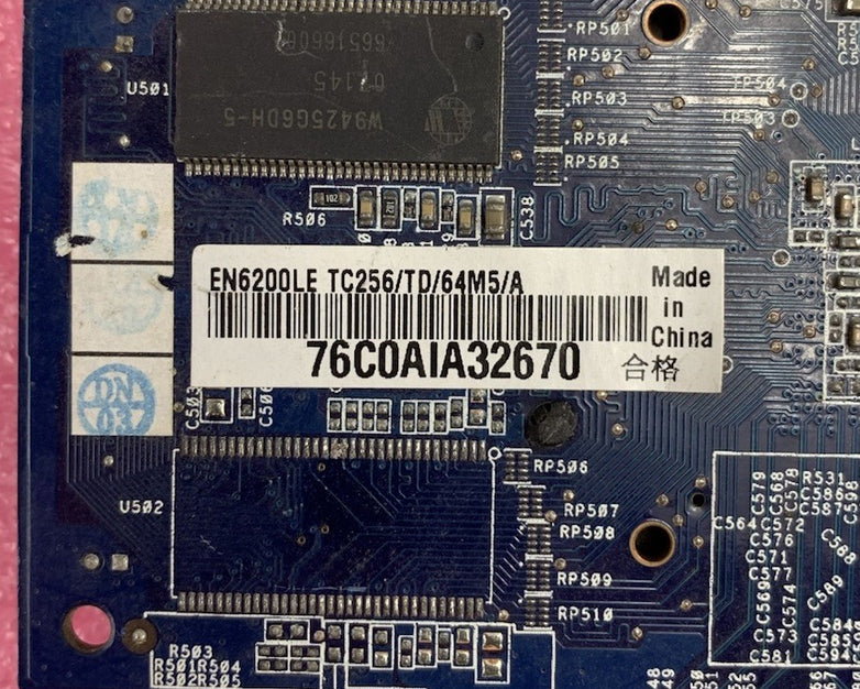 ASUS EN6200LE TC256/TD/64M5/A Video Graphics Card