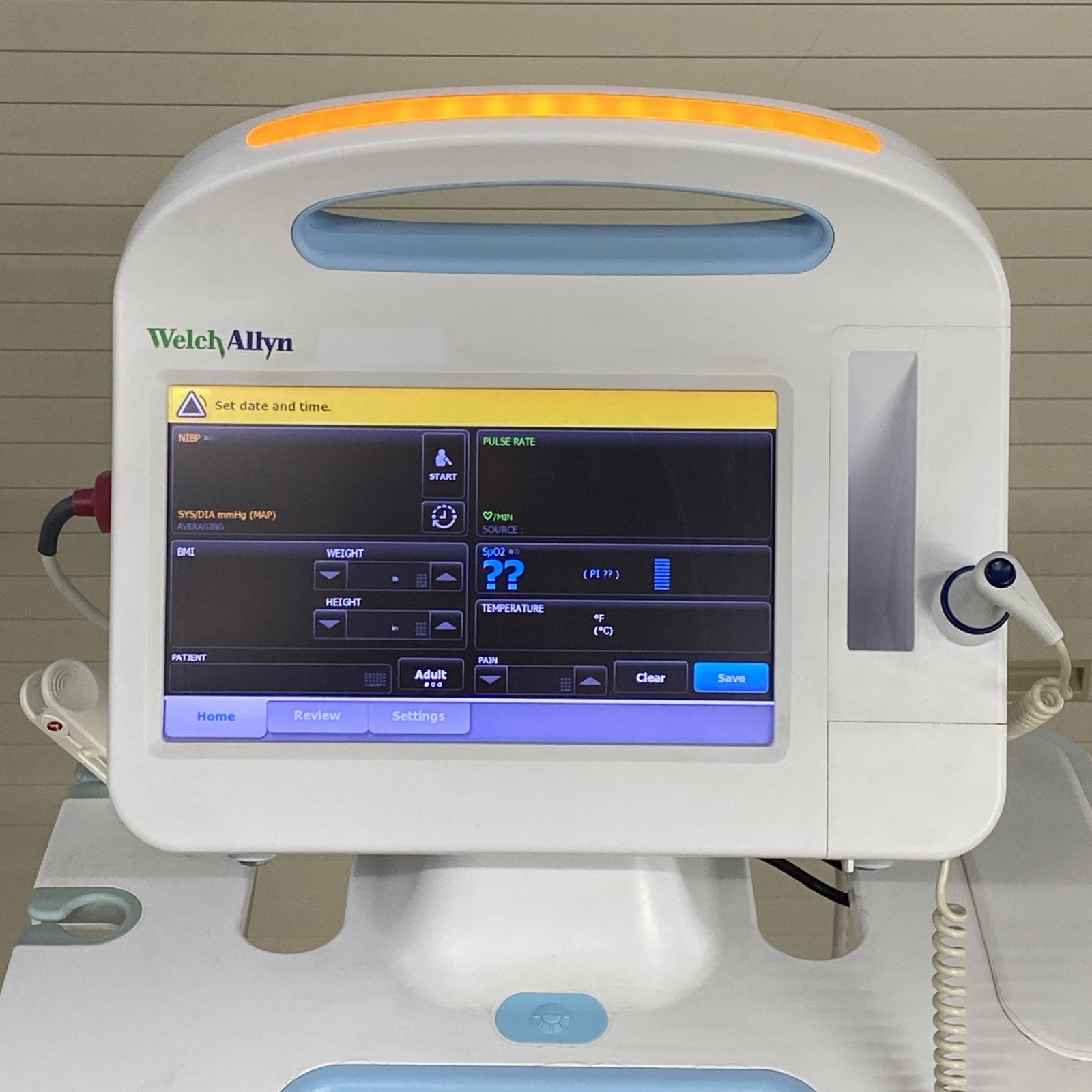 Welch Allyn 6000 Series Vital Sign Monitor 63MTXX w/ Mobile Stand 4800-601