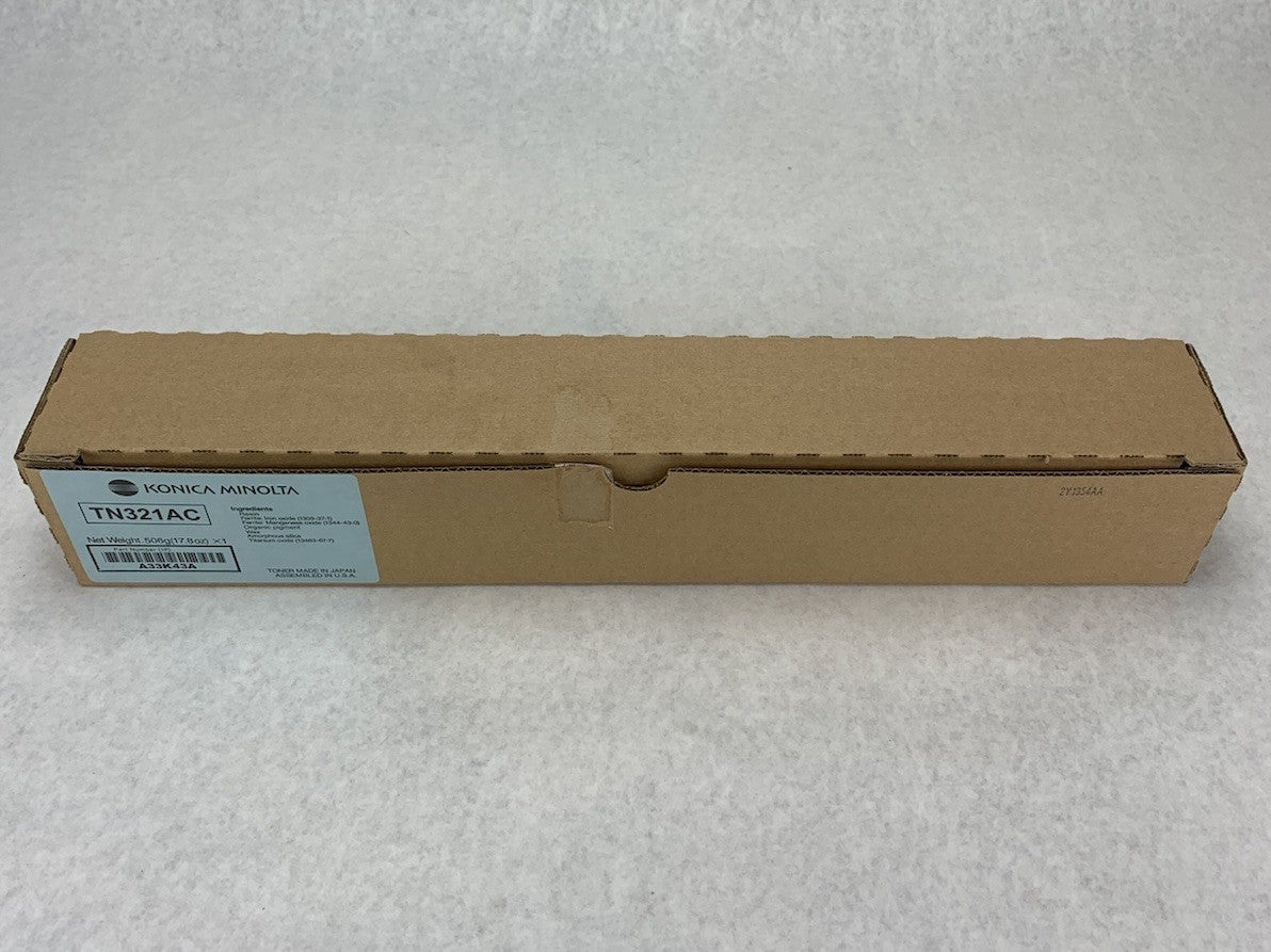 Konica Minolta TN321AC A33K43A Cyan Toner Cartridge - Open Box7