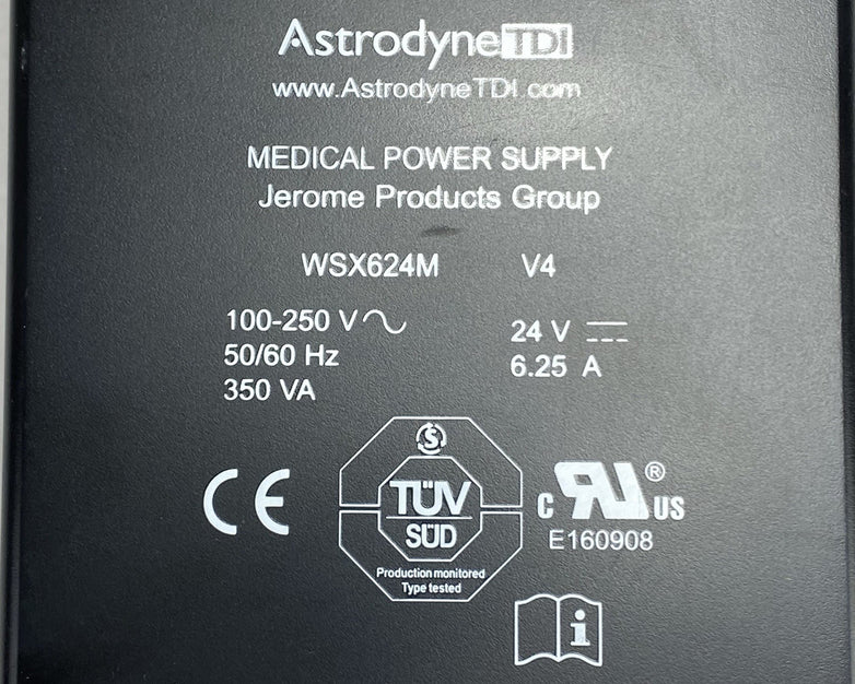 Astrodyne TDI WSX624M 24V 6.25A 150W Medical Power Supply