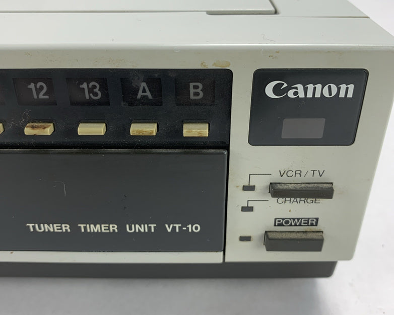 Vintage Canon VT-10A 120V 60Hz 43W Tuner Timer Unit VT-10
