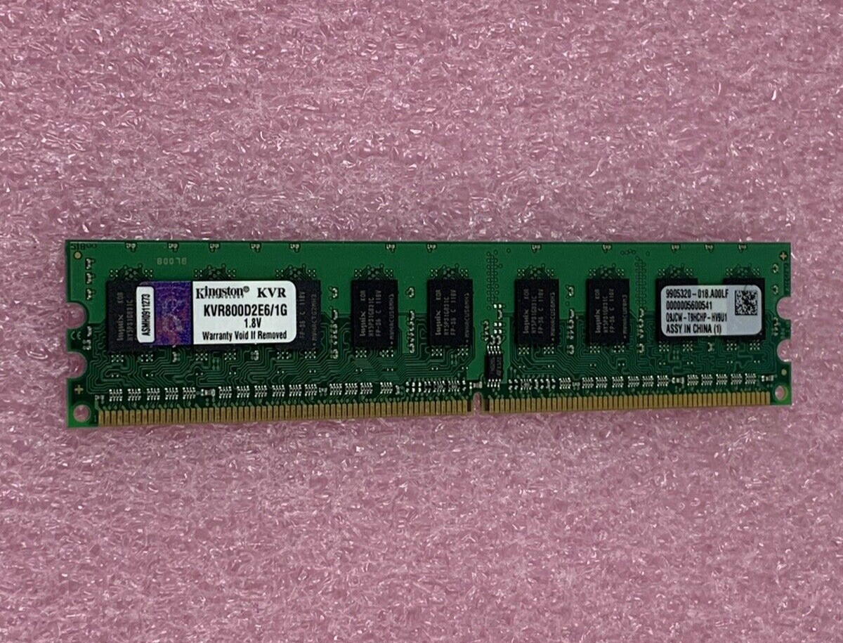 Kingston KVR800D2E6/1G 1GB 1.8V RAM