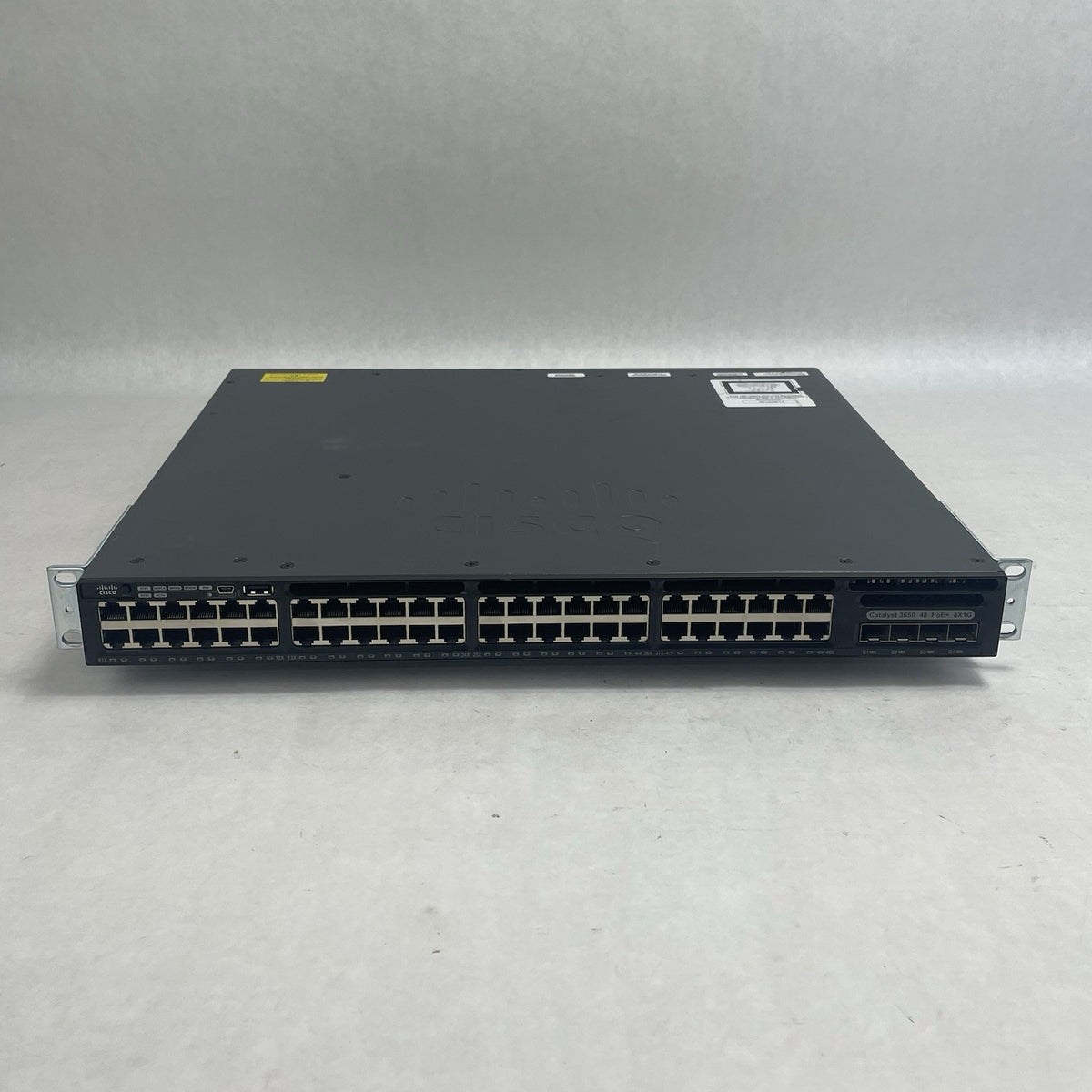 Cisco WS-C3650-48PS-S V02 Tested & Reset 2X PSU1
