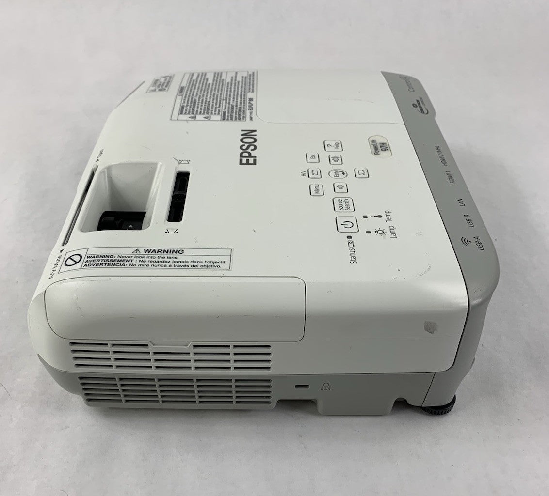Epson PowerLite 97H H688A LCD Projector 991 Lamp Hours - No Remote2