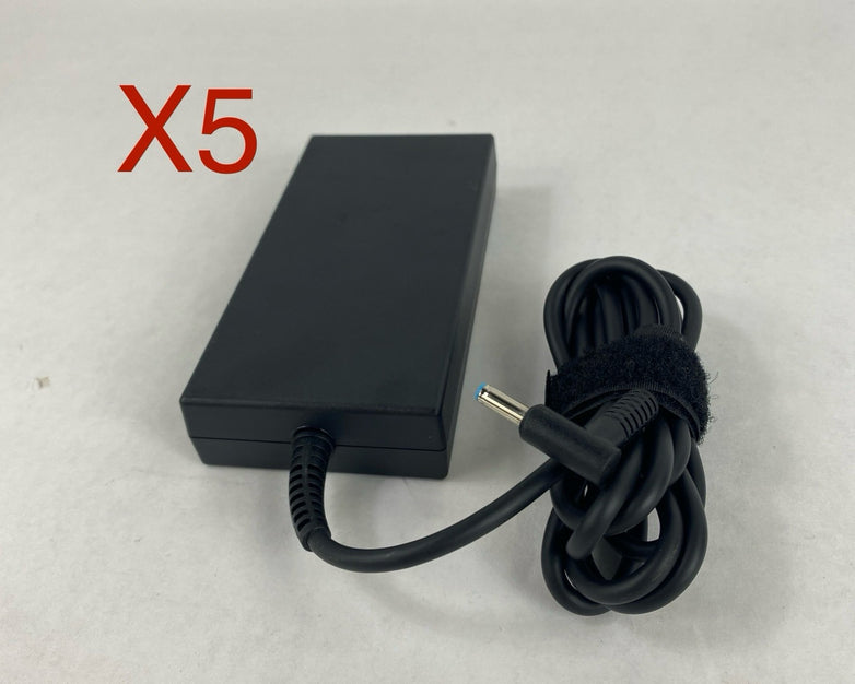 HP TPN-LA18 240V 1.7A Blue Tip AC Adapter No Power Cord Lot of 5