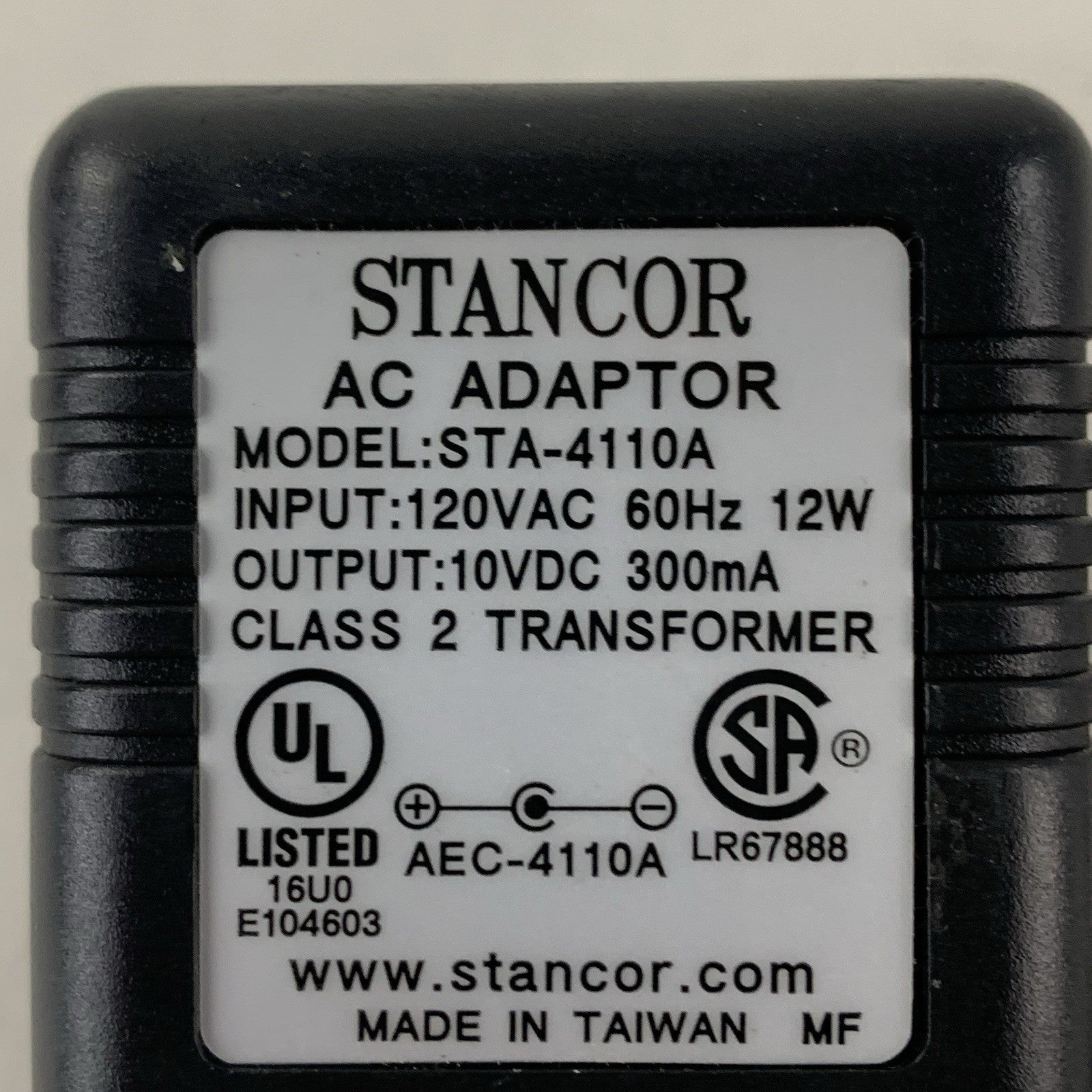Stancor STA-4110A  AC Adapter Transformer Power Supply2
