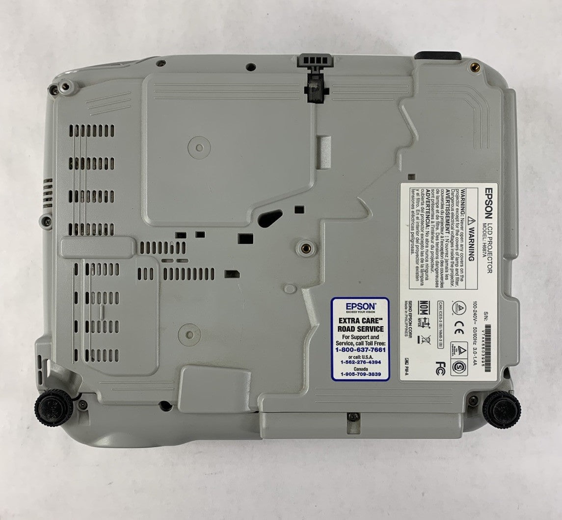 Epson PowerLite 98H H687A LCD Lamp Projector 2964 Lamp Hours - No Remote7