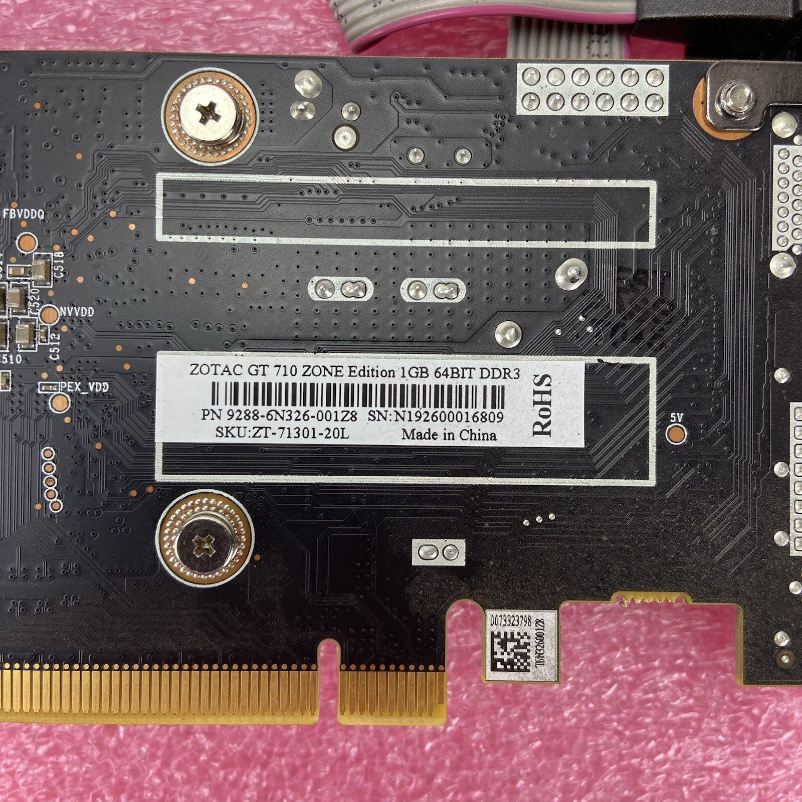 Zotac Nvidia GT 710 ZONE Edition 1GB 64BIT DDR36