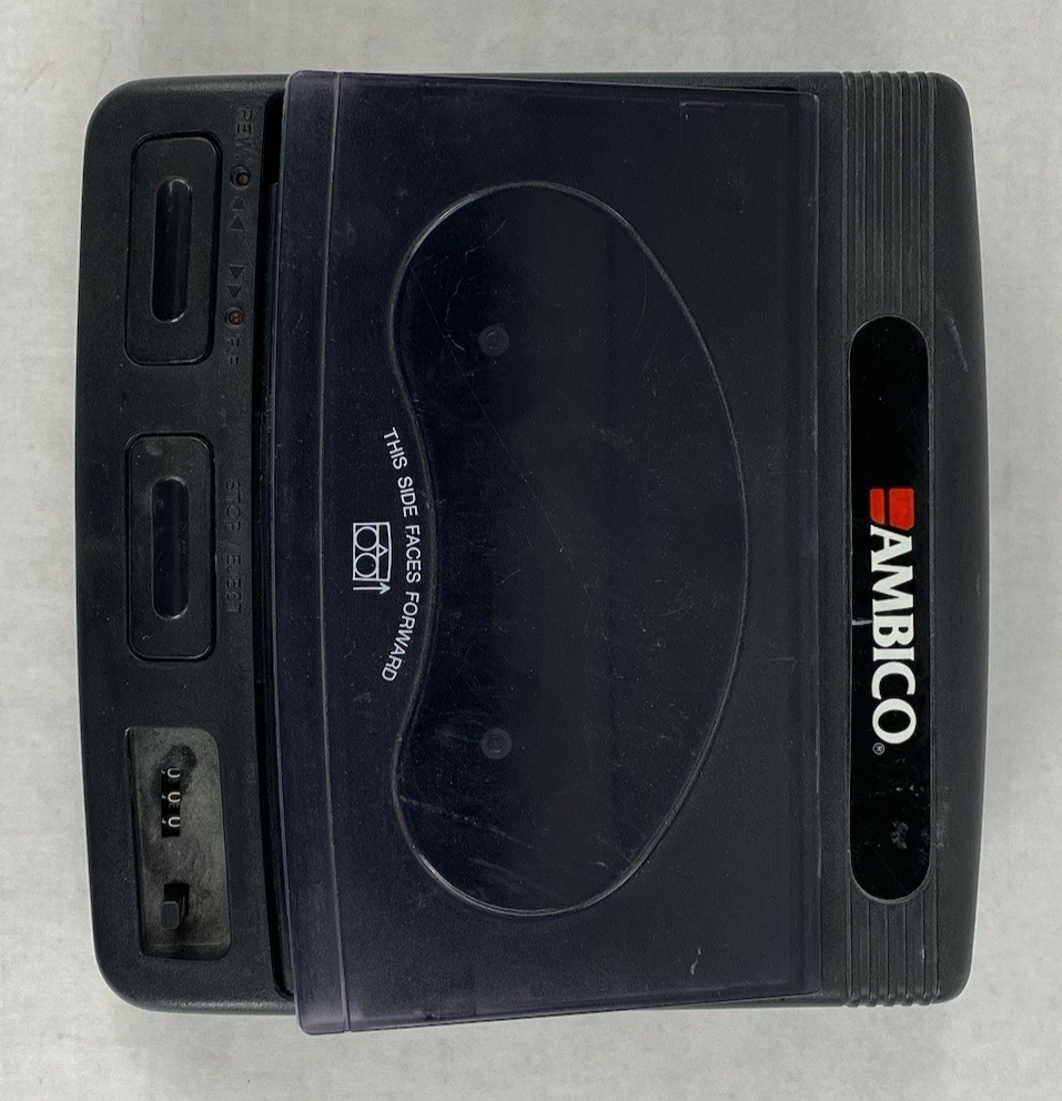 Ambico VHS 2 Way Tape Winder with AC Adapter Power Tested