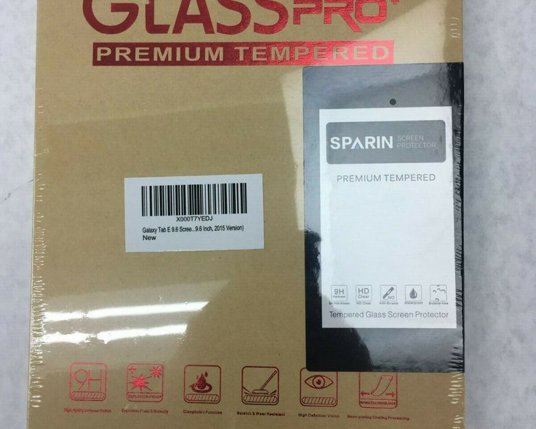 Premium Tempered 9H Glass Screen Protector For Samsung Galaxy Tab E 9.6 Lot of 7