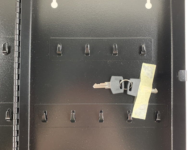 First Alert 3060F Steel Key Storage Cabinet 28 Keys Wall Secured Home