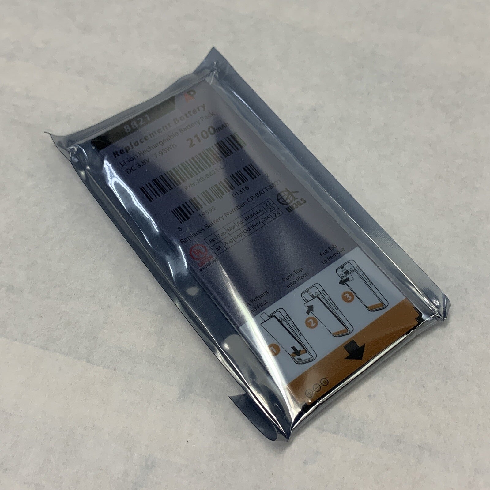 Artisan RB-8821-LReplacement Batt Cisco CP-BATT-8821 2100mAh 3.8V 7.98Wh New