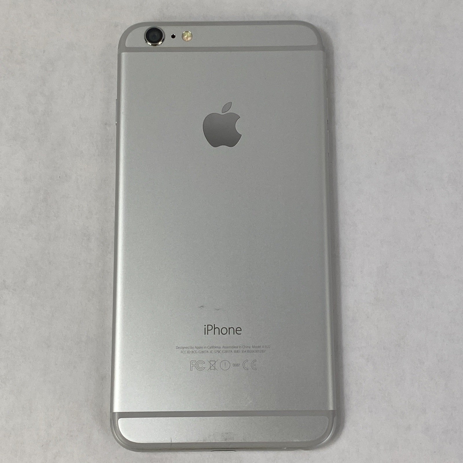 Apple iPhone 6 Plus A1522 64GB Verizon 5.5" Silver IOS 12.5.711