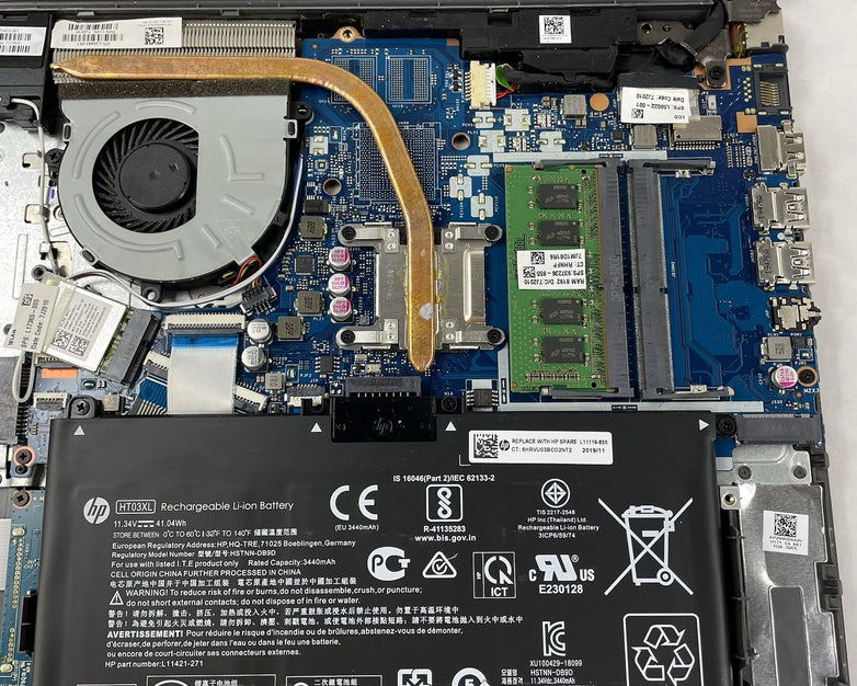 HP 255 G7 15.6" Ryzen 3 2200U 2.50 GHz 8 GB RAM No SSD/OS/AC