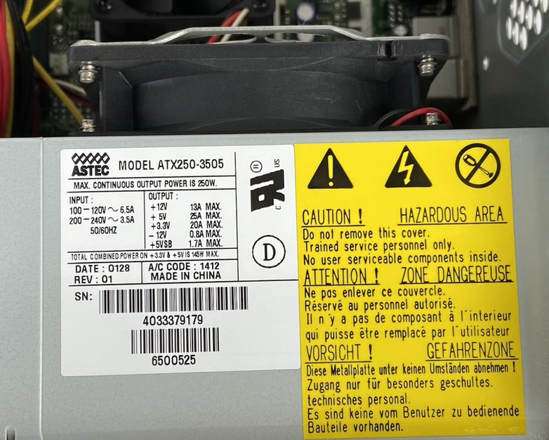 Gateway E-4600 MT Intel Pentium 4 1.8GHz 256MB No HDD No OS