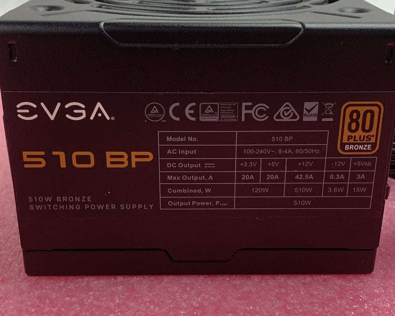 EVGA 510 BP 510W Bronze Switching Power Supply