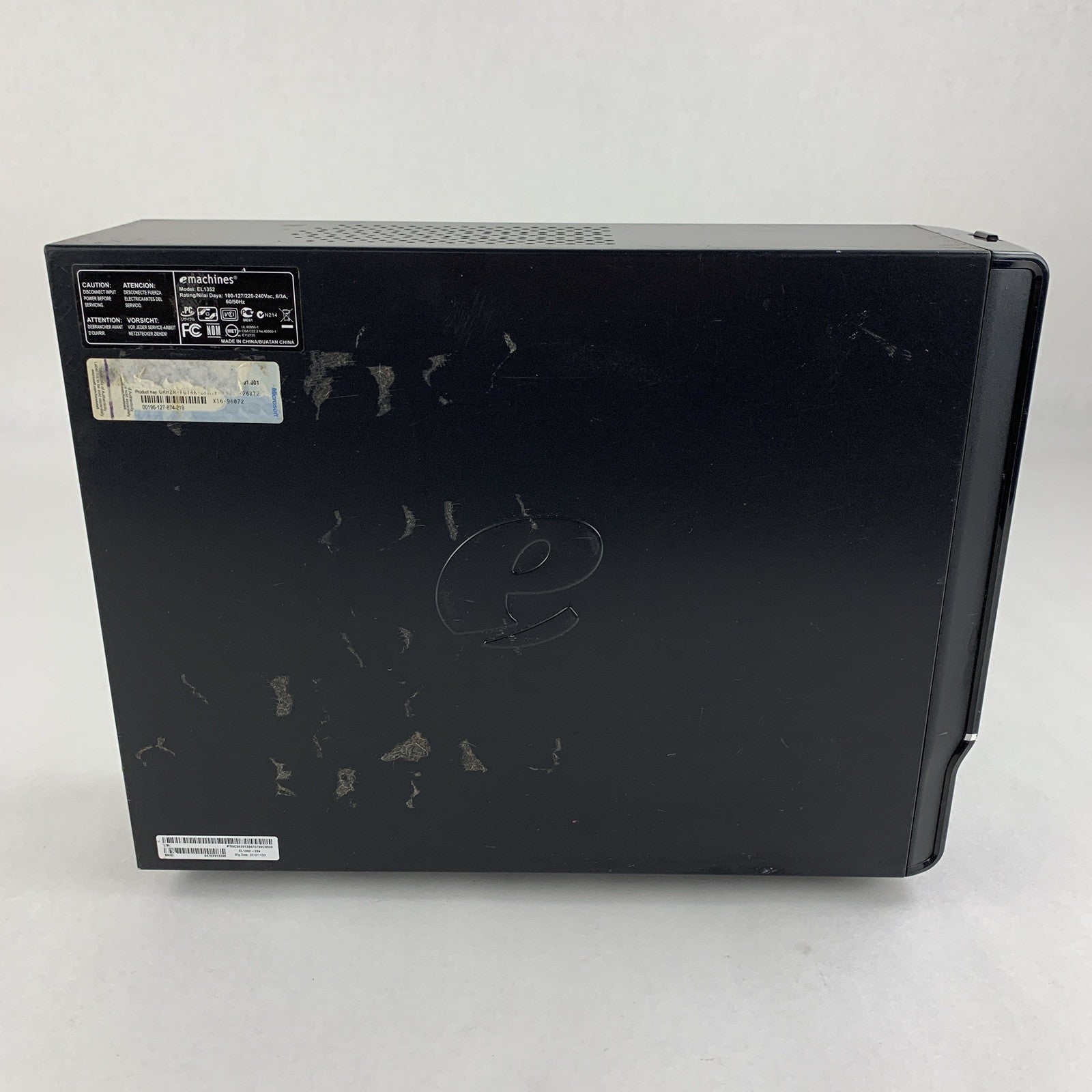 eMachines EL1352-23e SFF AMD Athlon II x2 255 3.10 GHz 4 GB RAM No HDD No OS