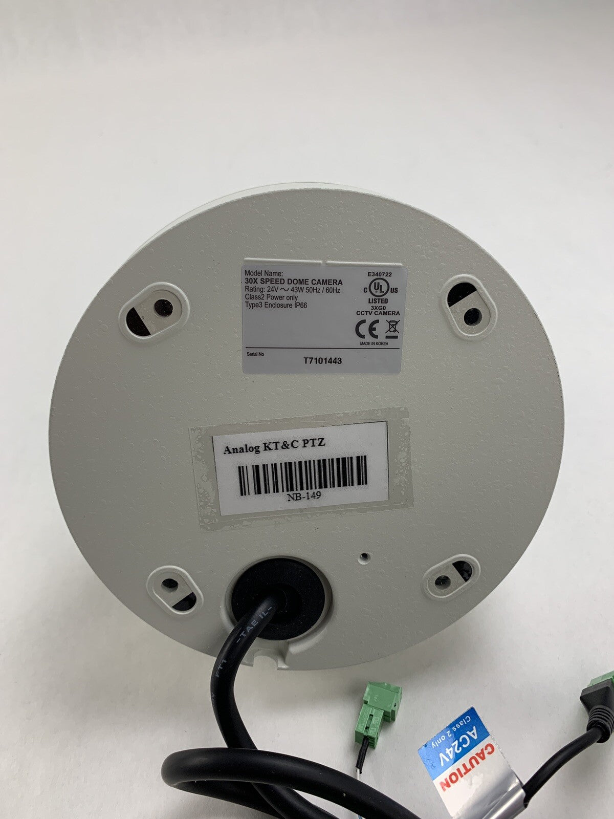 KT+C KPT-SPDN300NUCH 30x Speed Dome Camera  Open Box