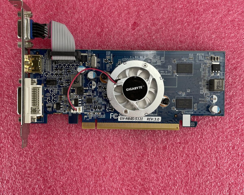 GIGABYTE GV-N84S-512I NVIDIA GeForce 8400GS 512MB GDDR2 PCIe Graphics Card