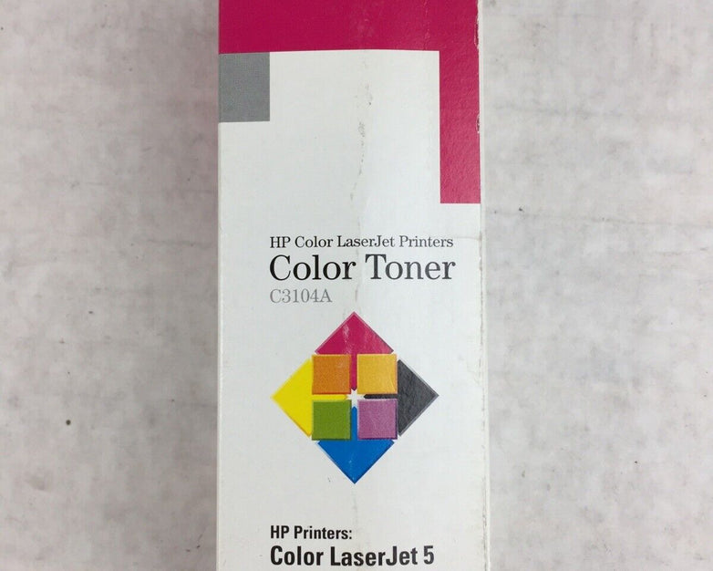 HP Color LaserJet Printers Color Toner C3104A Magenta Color LaserJet 5(M)