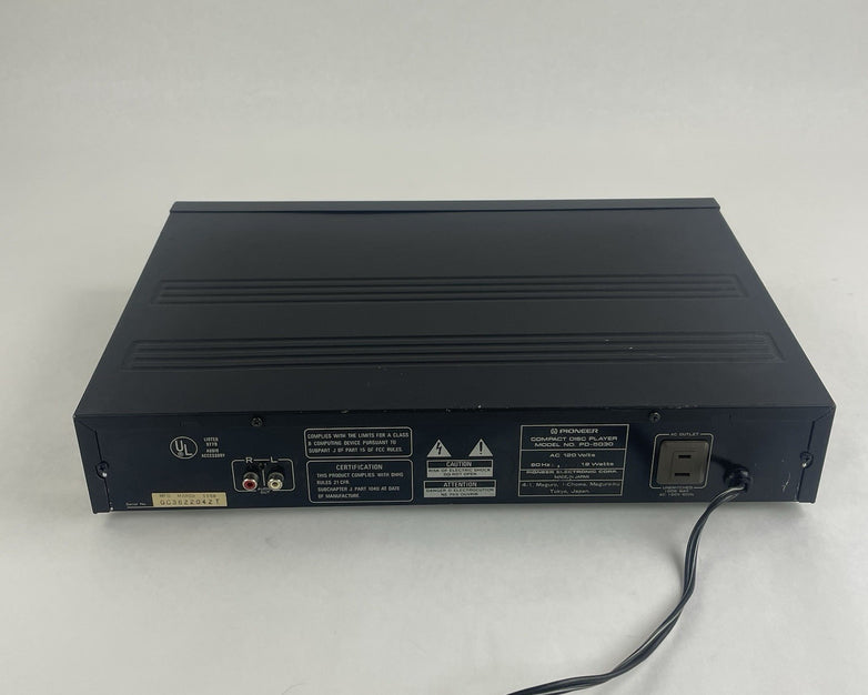 Pioneer PD-5030 Single CD Compact Disc Player 1986 Japan Tested