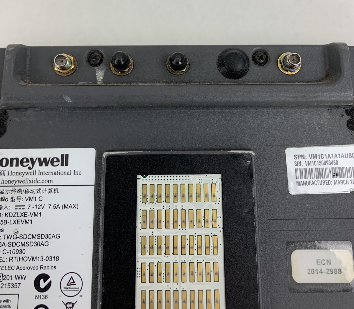 Honeywell Thor VM1C Mount Computer Atom 2530 1 GB Ram No OS No Flash No Stylus