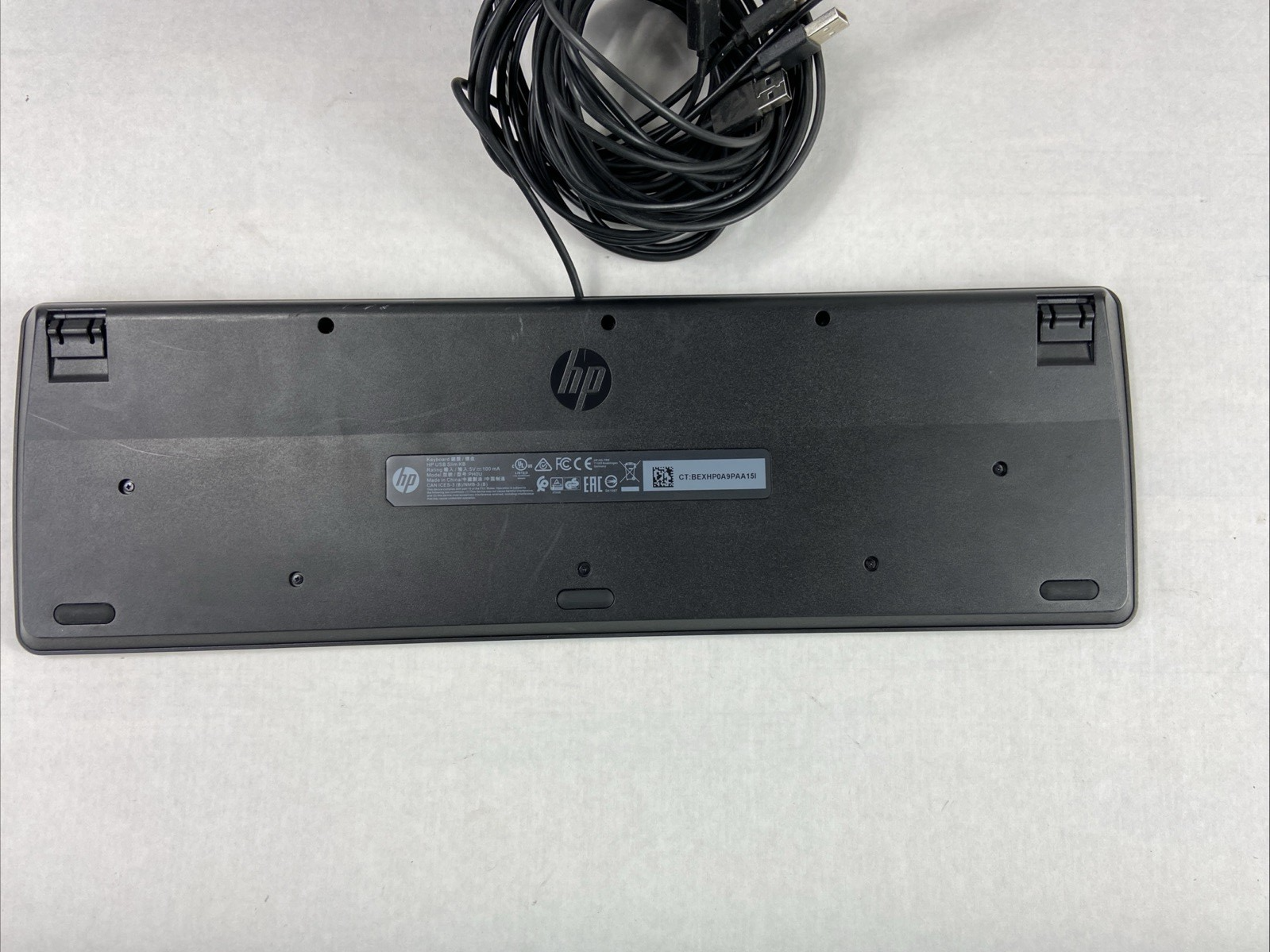Lot of 5 (Five) Hewlett Packard HP PH0U Black Wired USB